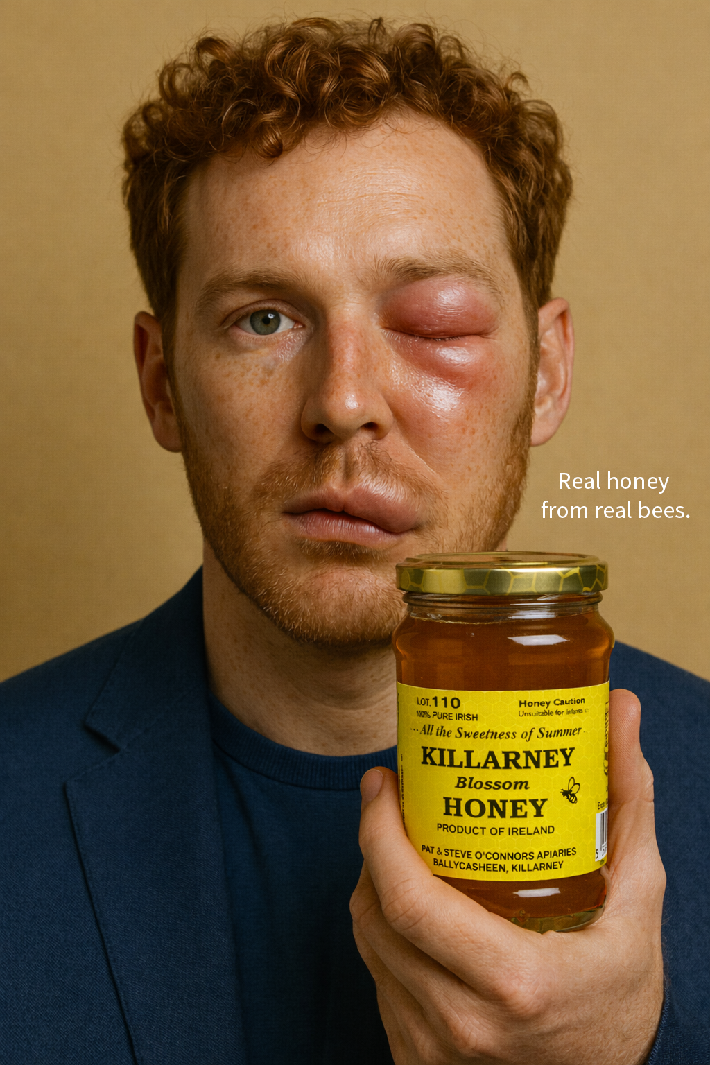 Killarney Honey Real honey from real bees campaign