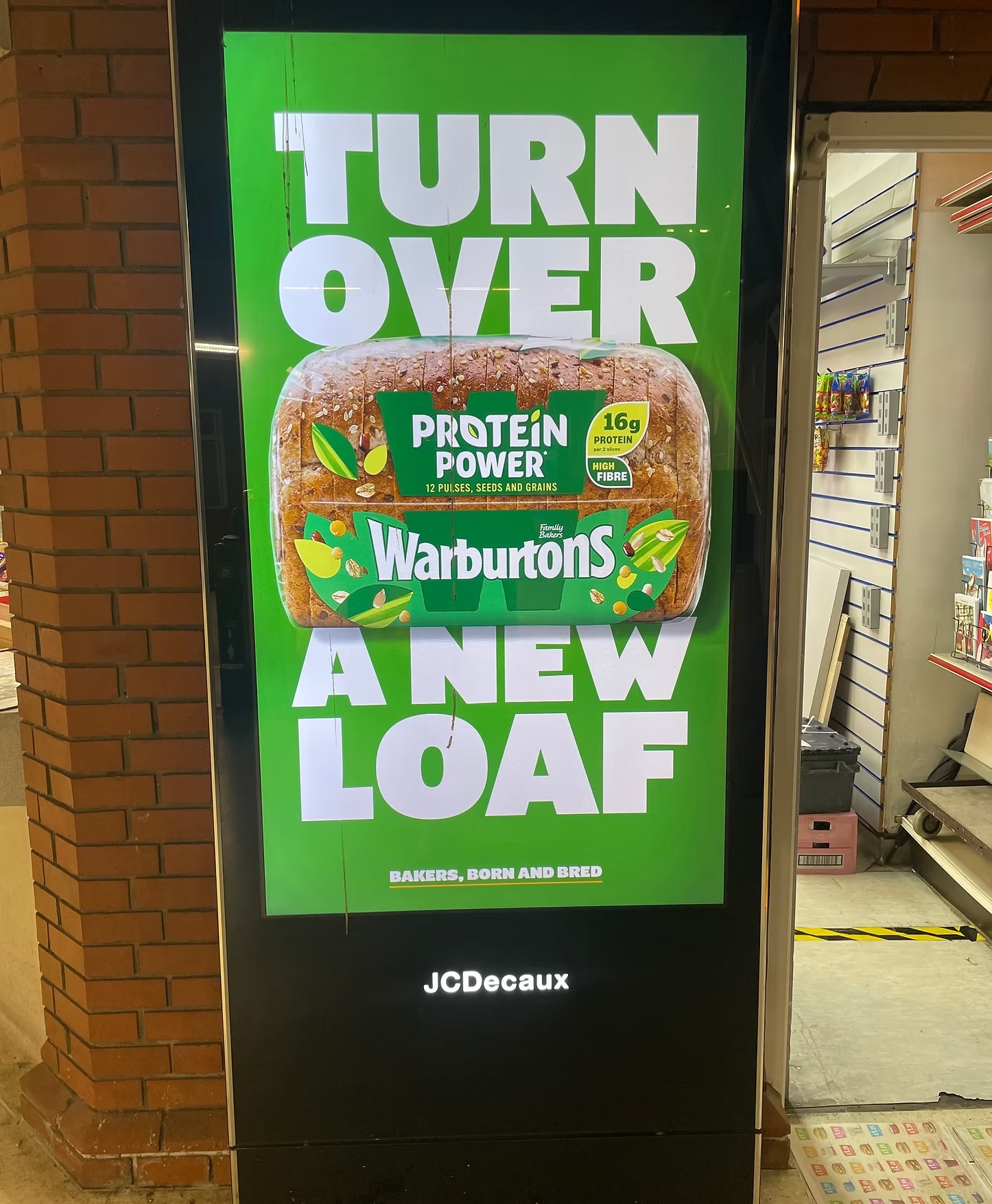 Warburtons Turn Over A New Loaf outdoor campaign